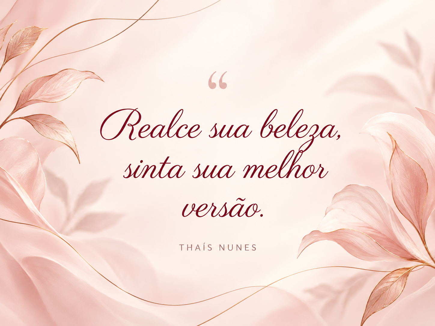 Realce sua beleza, sinta sua melhor versão — Thaís Nunes
